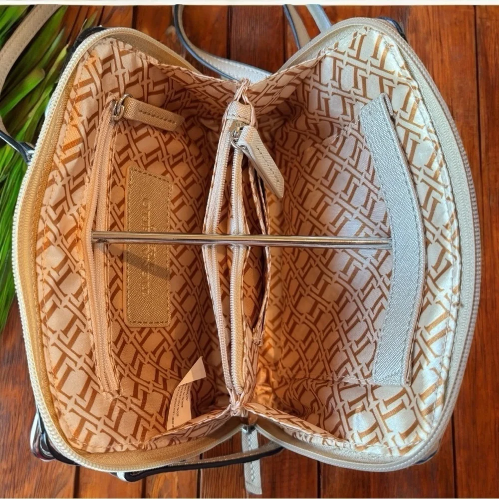 TIGNANELLO Bella RFID Saffiano Leather Crossbody / Belt Bag - Soft Gold